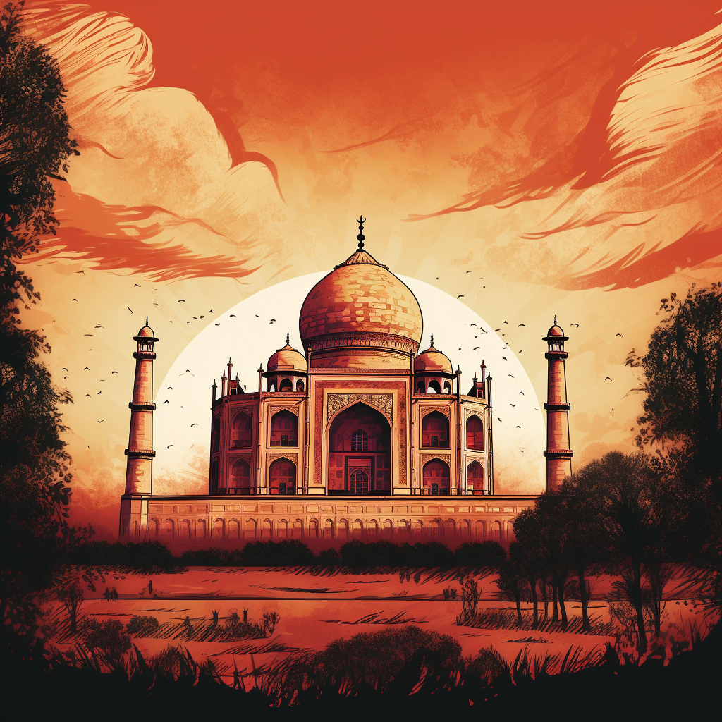Warum sollte man nach Indien reisen ? Wegen dem Taj Mahal natürlich 