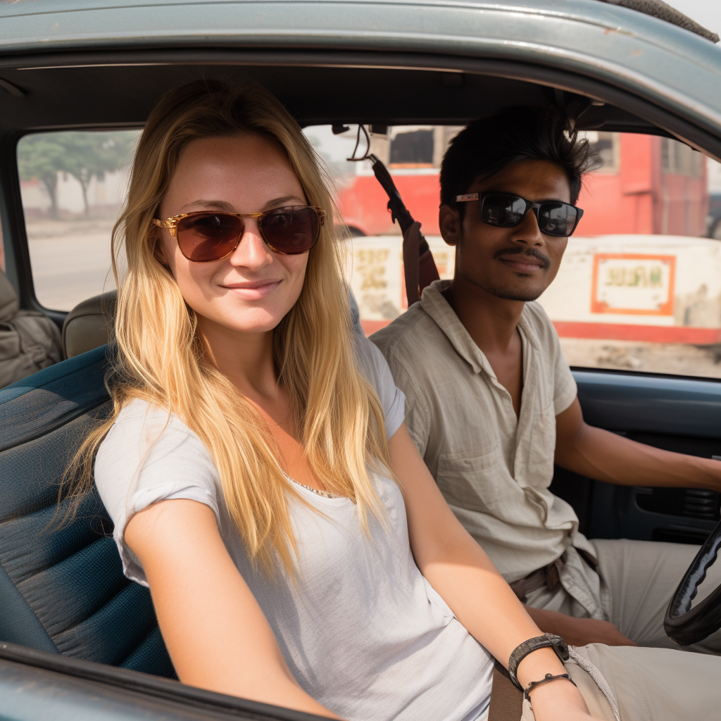 Mietwagen mit Fahrer in Indien