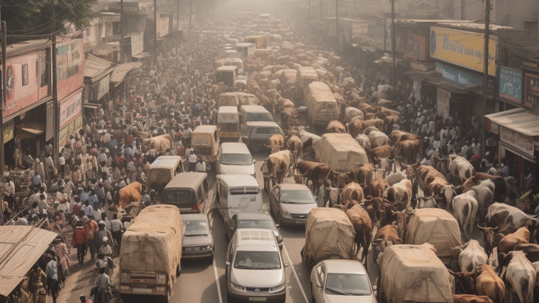 verkehr in Indien