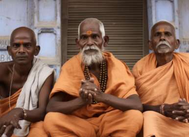 Brahmanen in Indien - oberste Klasse
