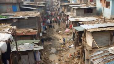 dharavi slum in indien der groeste slum der welt
