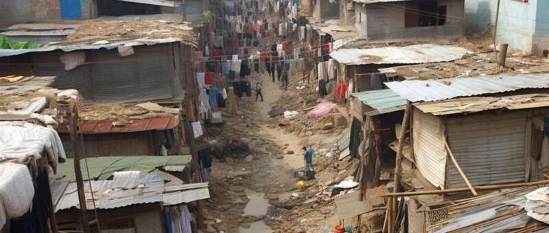 dharavi slum in indien der groeste slum der welt