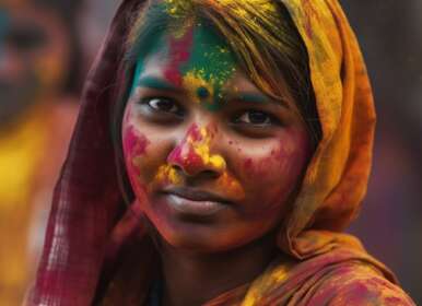 Welche Festivals und Feiern gibt es in Indien ? Hier das Holi Festival